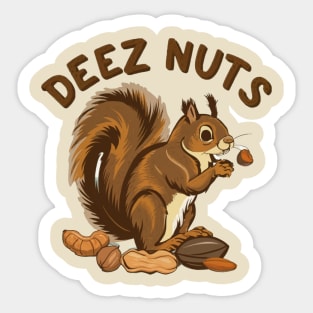 Deez Nuts retro Sticker